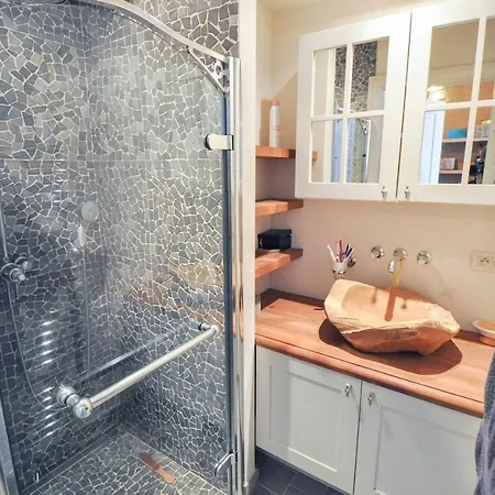 Apartment Gezellige Landelijke 4 Persoons Luxestudio, 50 M2 Met Schuin Zeezicht *